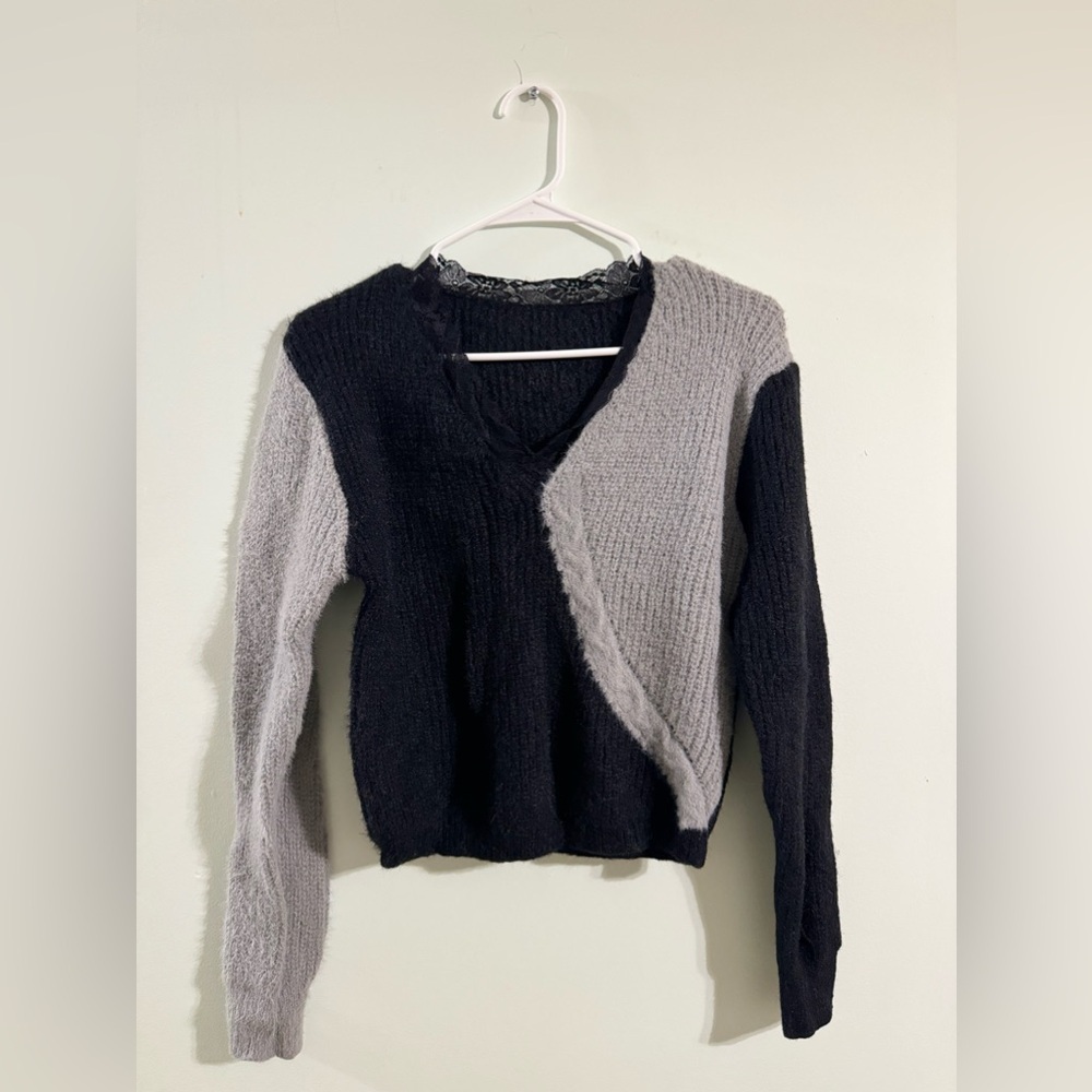 Black & Gray Sweater